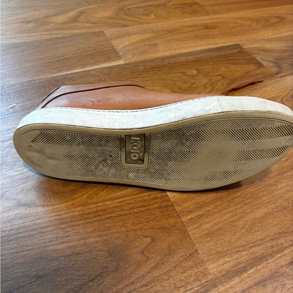 Lightly Used Brown Leather Koio Sneakers 11 Good Condition - Picture 8 of 12